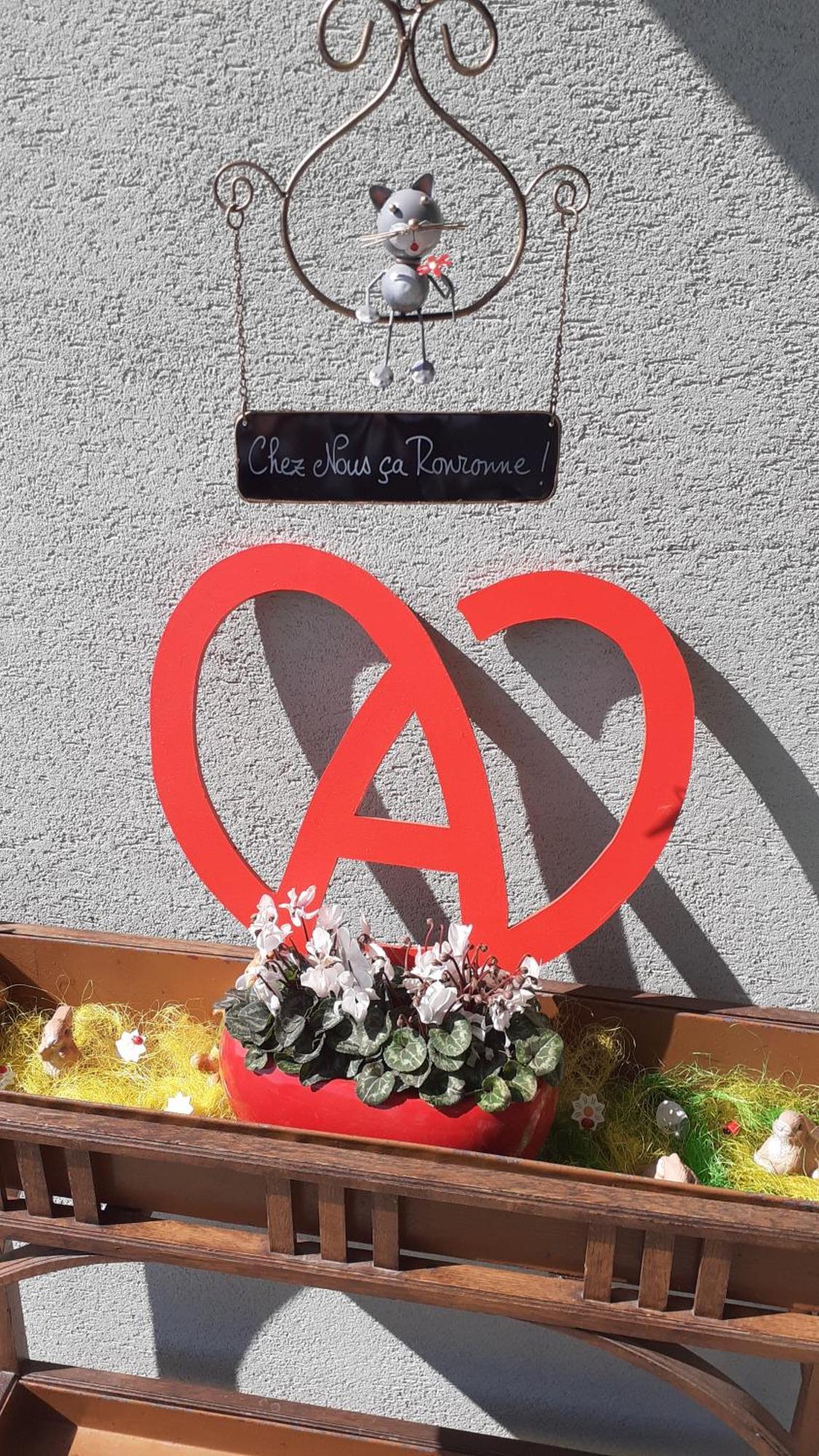 Aux Pieds Des Vignes Bed & Breakfast Ingersheim Bagian luar foto