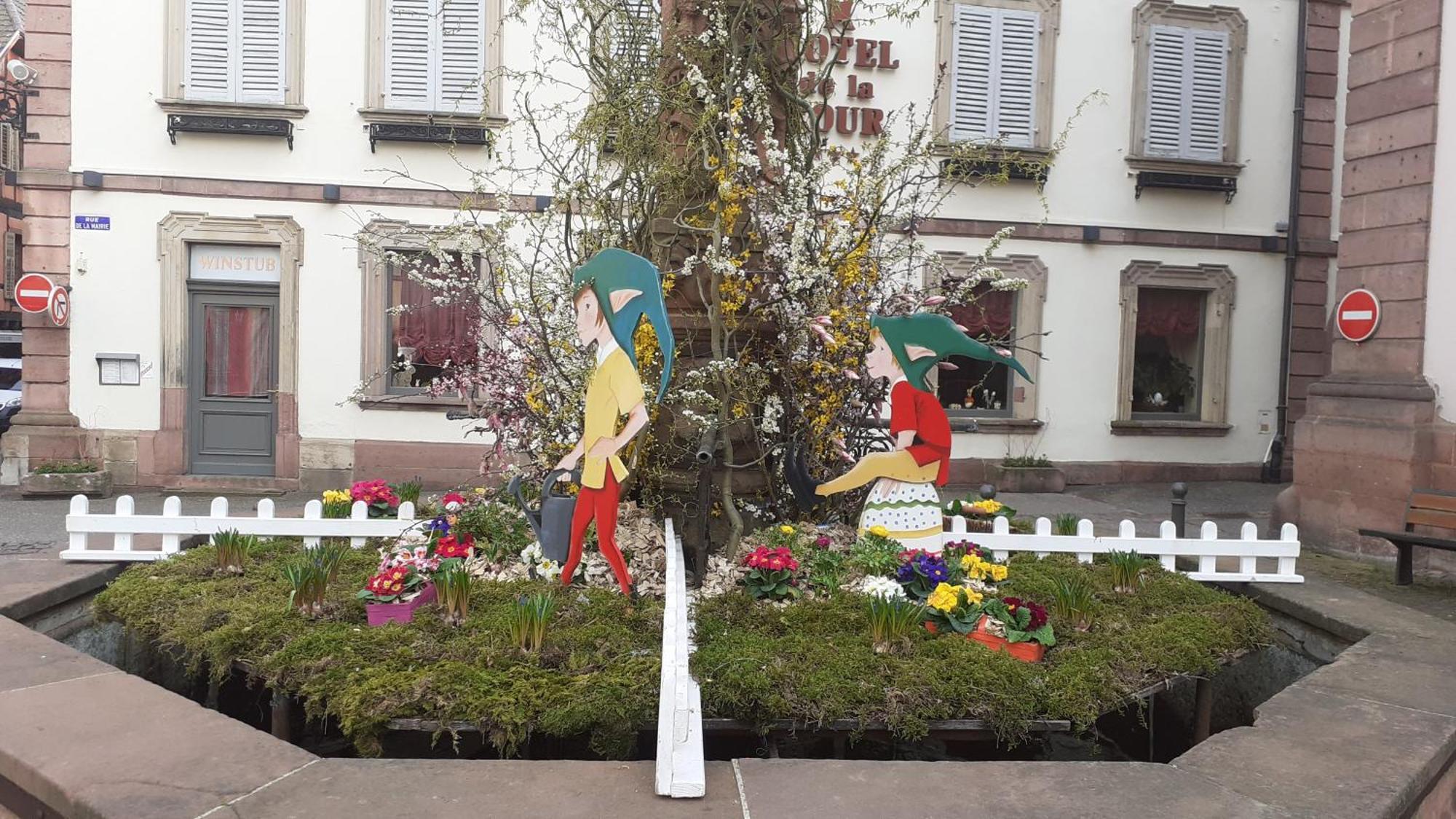 Aux Pieds Des Vignes Bed & Breakfast Ingersheim Bagian luar foto